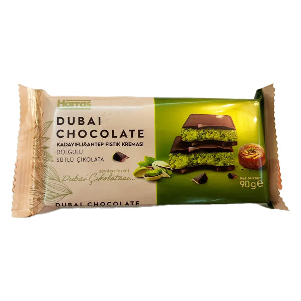 Harras Dubai Chocolate With Antep Pistachio 90g