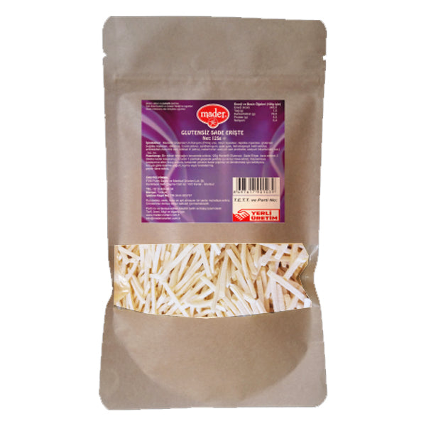 Mader Gluten Free Plain Noodles (Eriste) 125g