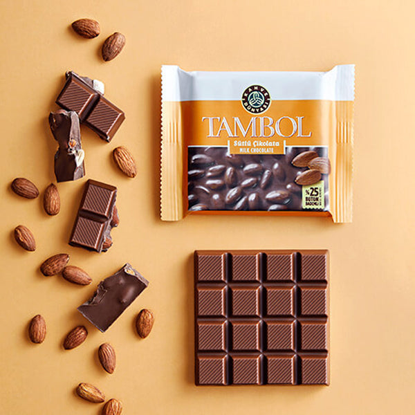 Kahve Dunyasi Almond Milk Chocolate Tablet 77g