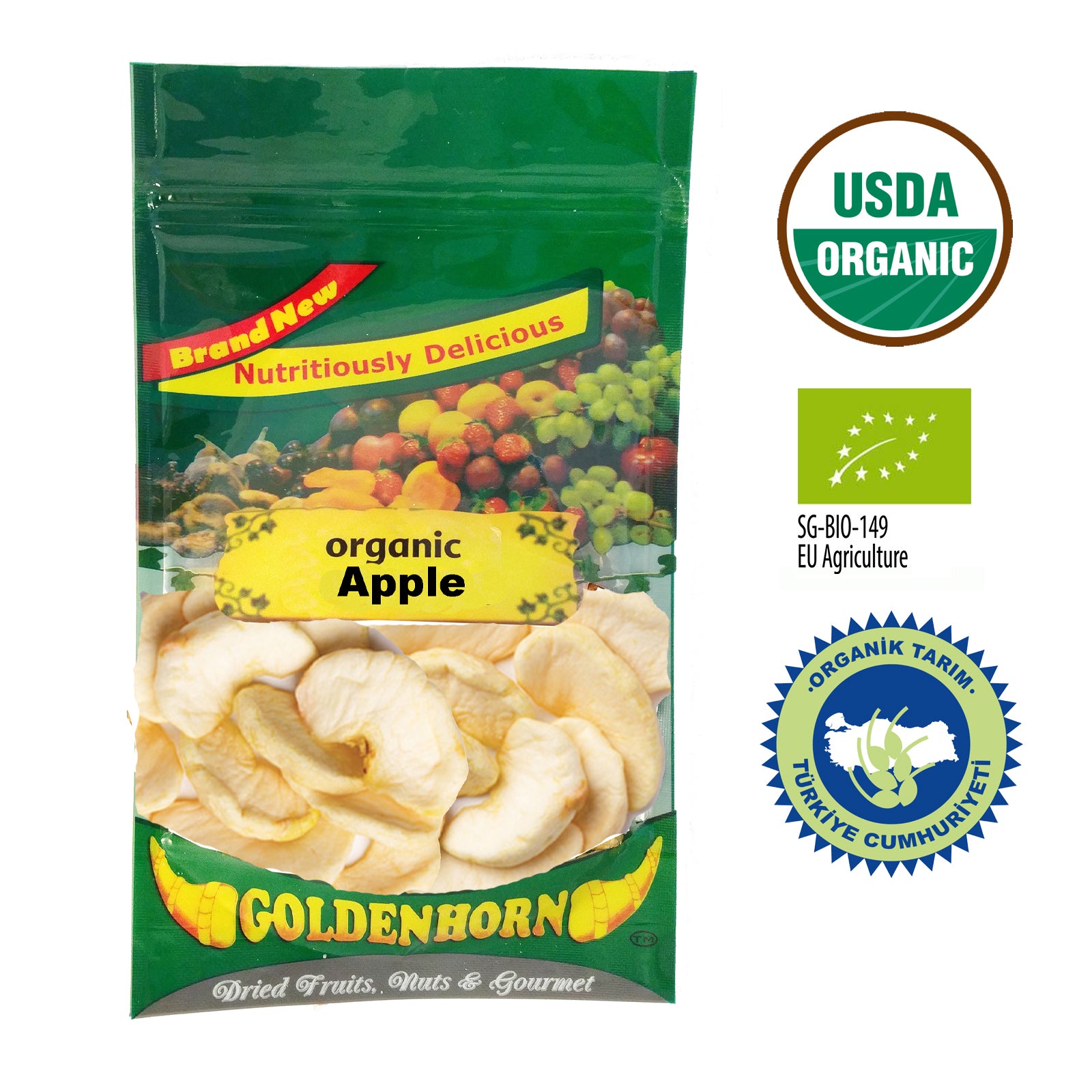 Golden Horn Organic Dried Apple 60g