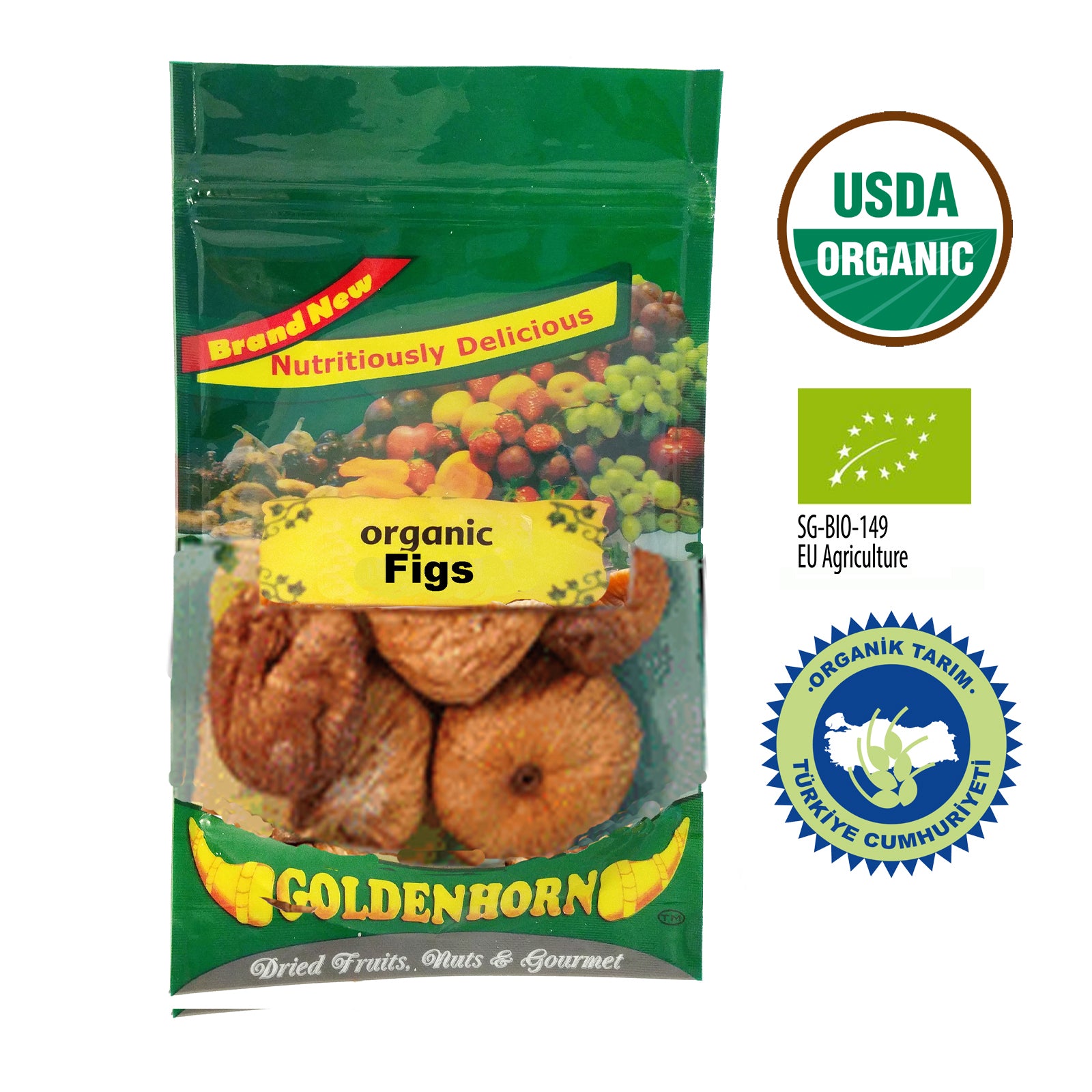 Golden Horn Organic Figs 150g