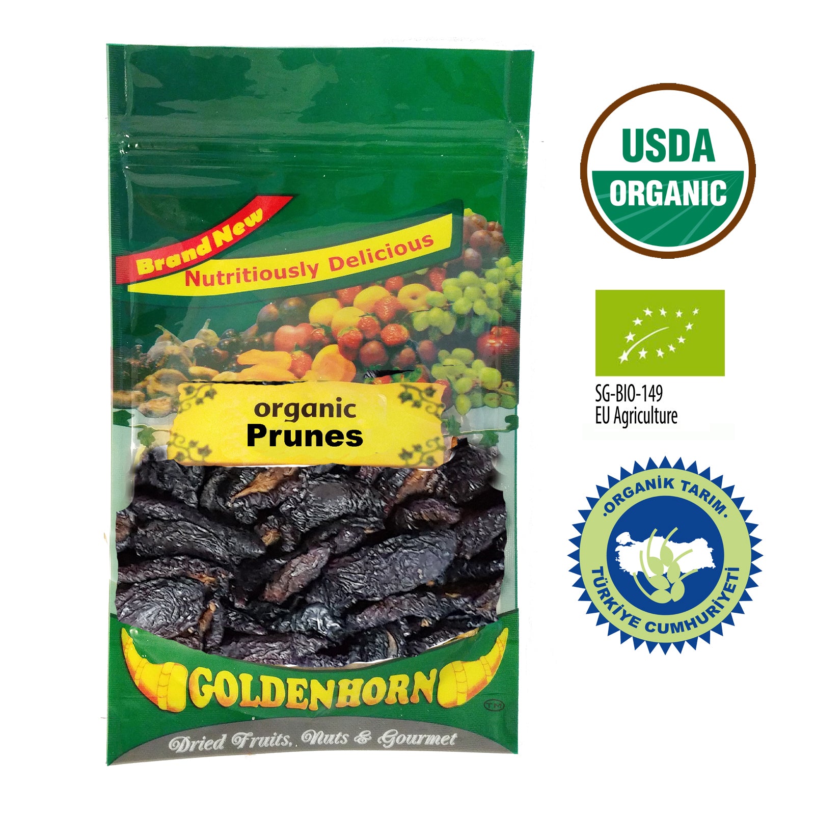 Golden Horn Organic Prunes 150g