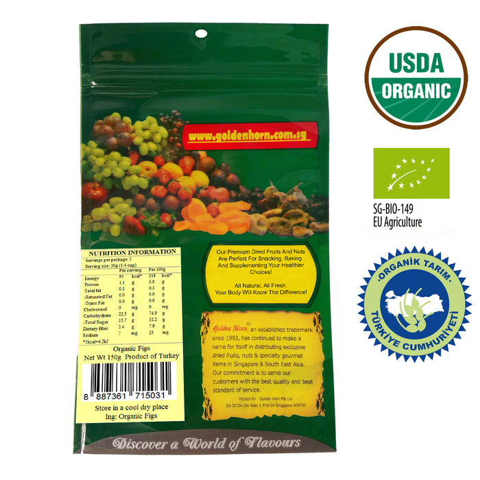 Golden Horn Organic Figs 150g