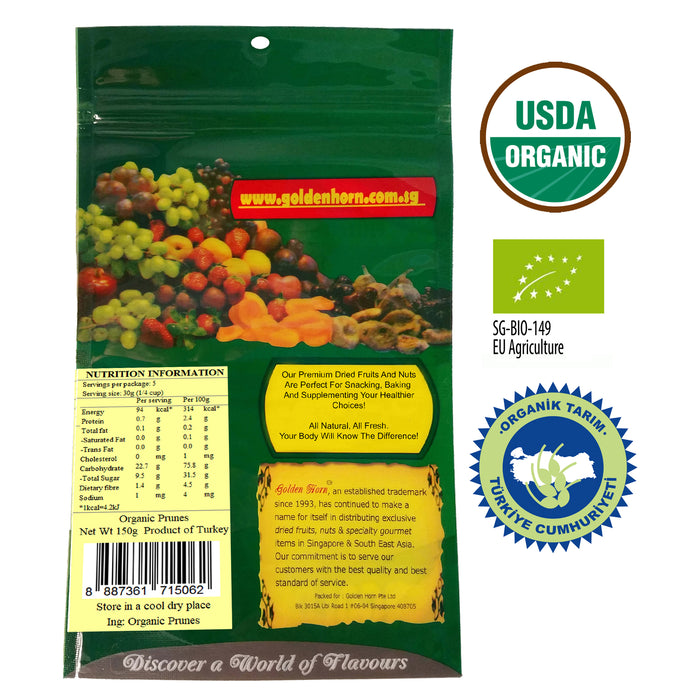 Golden Horn Organic Prunes 150g (1 FOR 1 PROMO)