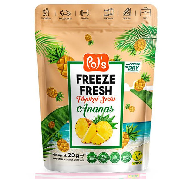 Pol's Freeze Dried Pineapple 20g