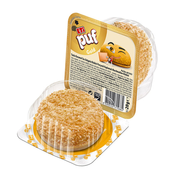 Eti Puf Gold Salted Caramel With Marshmallow 20g