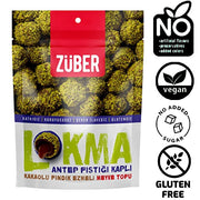 Zuber Lokma Antep Pistachio Coated Fruit Ball 96g