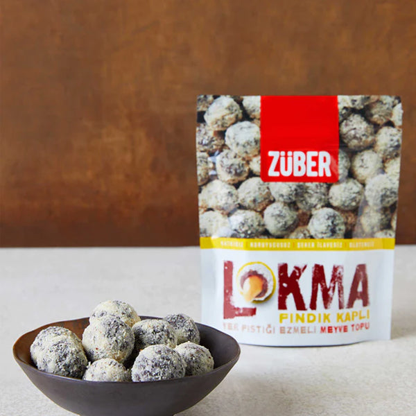 Zuber Lokma Hazelnut Coated Fruit Ball 96g