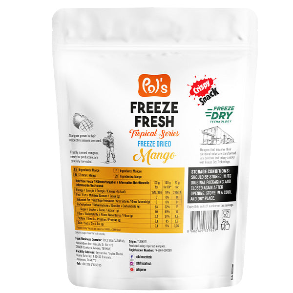 Pol's Freeze Dried Mango 20g
