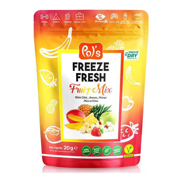 Pol's Freeze Dried Tropical Fruit Mix 20g