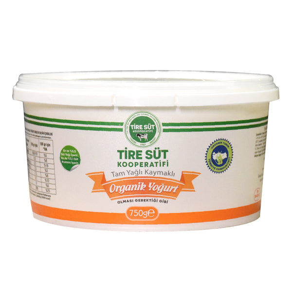 Tire Sut Kooperatifi Organic Creamy Yogurt 750g
