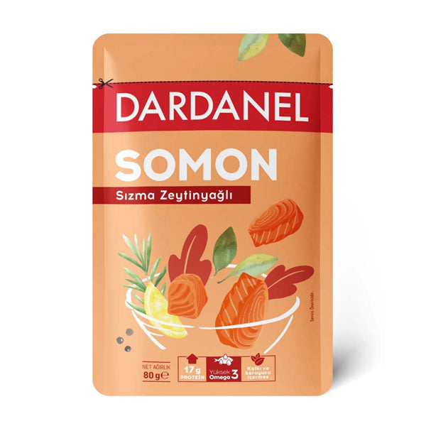 Dardanel Bag Salmon in Olive Oil 80g