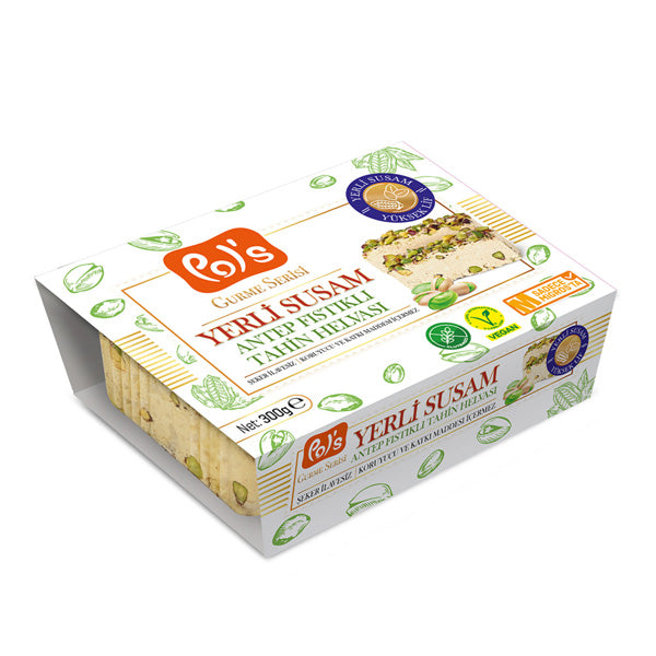 Pol's Gurme Tahini Halva With Pistachio 300g
