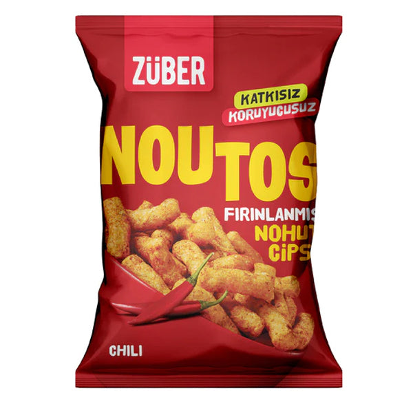 Zuber Baked Chickpea Chips With Chili 55g