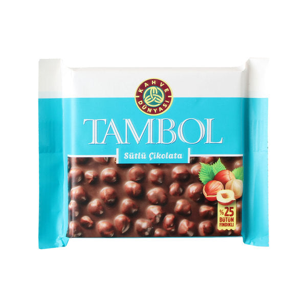 Kahve Dunyasi Hazelnut Milk Chocolate Tablet 77g