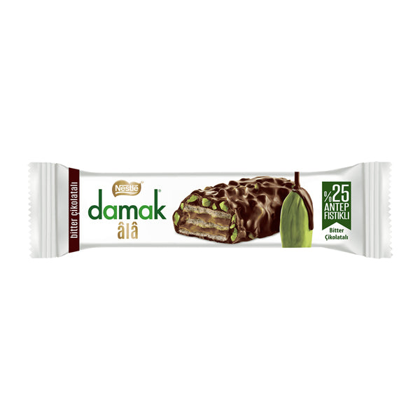 Nestle Damak Dark Chocolate With Antep Pistachio Wafer 30g