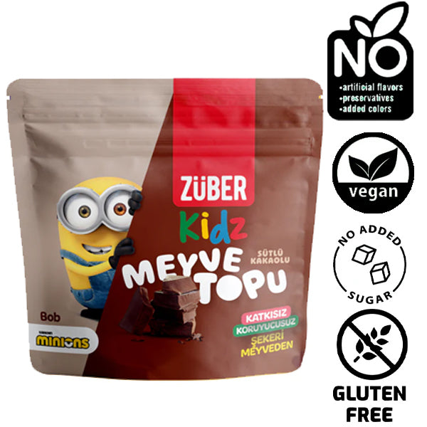 Zuber Kids Fruit Balls Milky Cocoa 42g