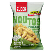 Zuber Baked Chickpea Chips With Yogurt and Seasonal Greens 55g
