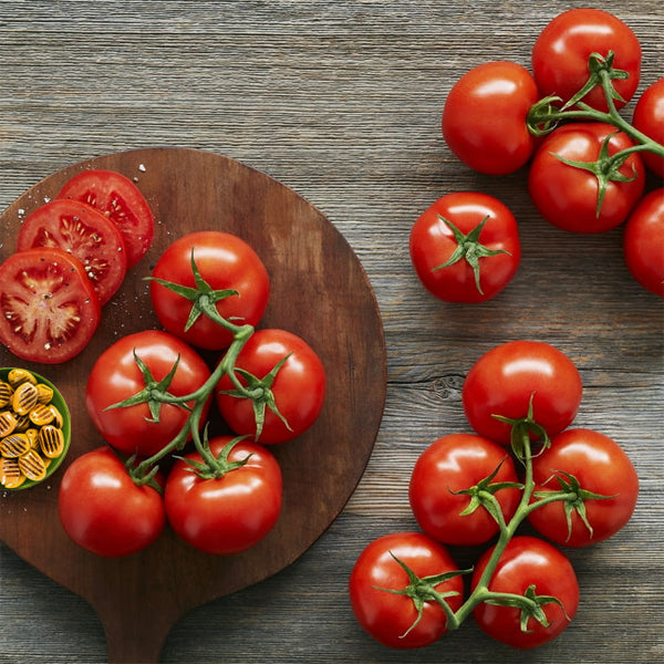 Air Flown Fresh Tomatoes On Vine 500g