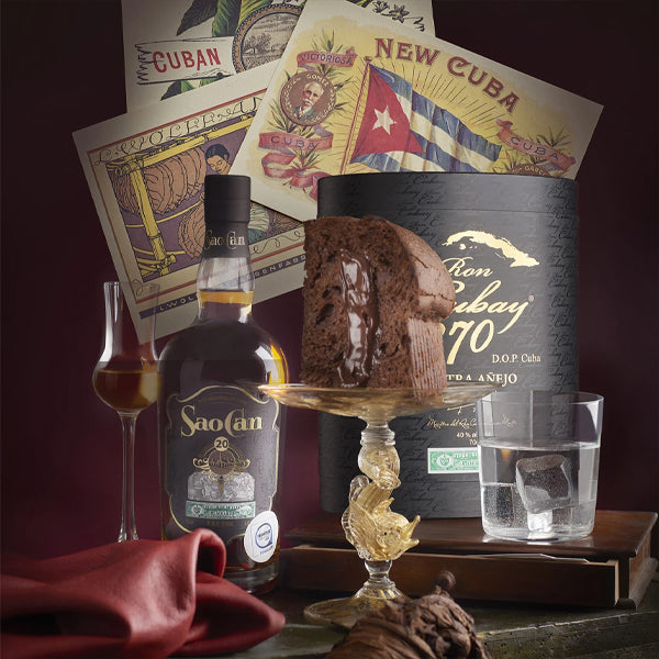 Loison Blackhabana Panettone with Dark Chocolate Cream & Cuban Rum 600g