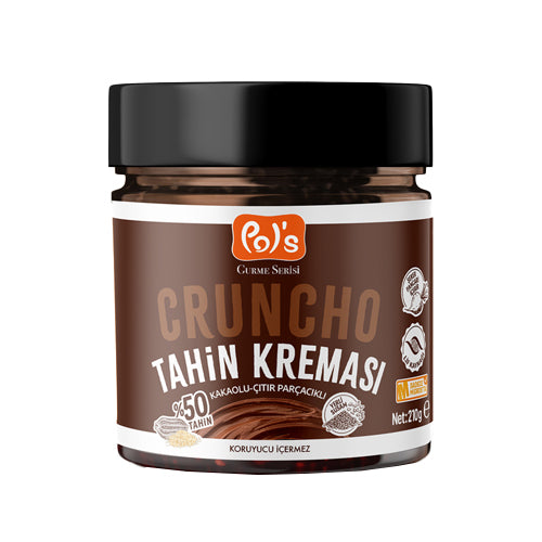 Pol's Gurme Crunchy Cocoa Crispy Tahini Cream 210g