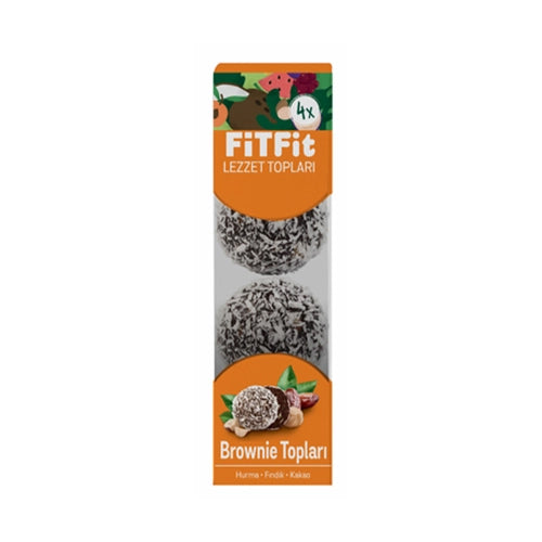 FiTFit Brownie Fruit Ball Bar 48g