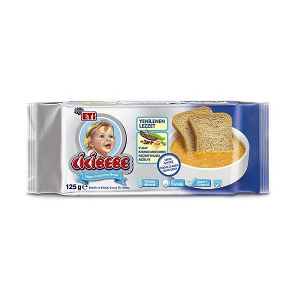 Eti Baby Bread No Sugar Added 125g