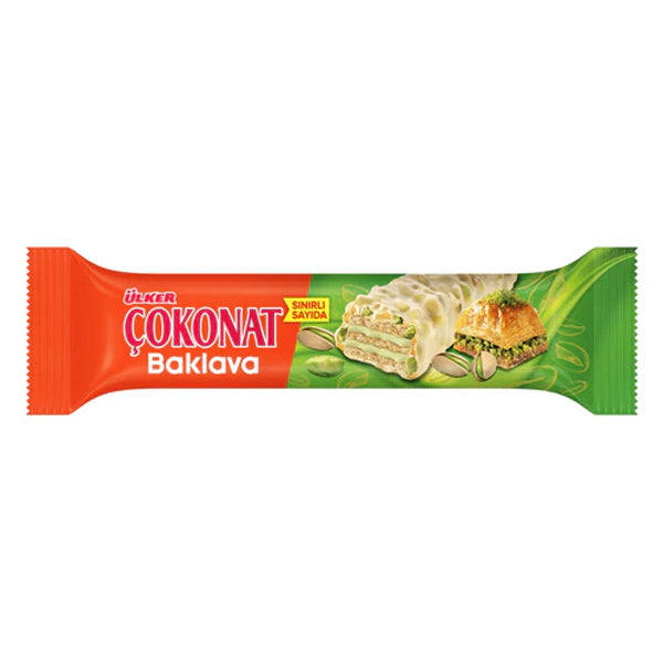 Ulker White Chocolate & Baklava Wafer 30g
