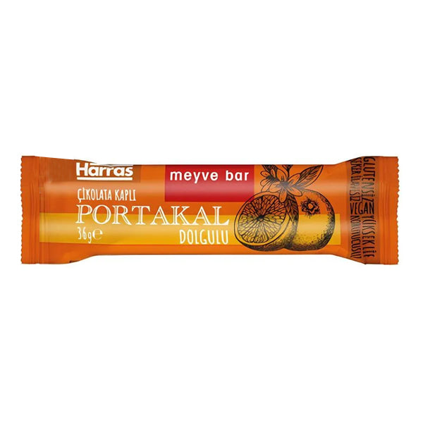 Harras Chocolate With Orange Filling Fruit Bar 36g