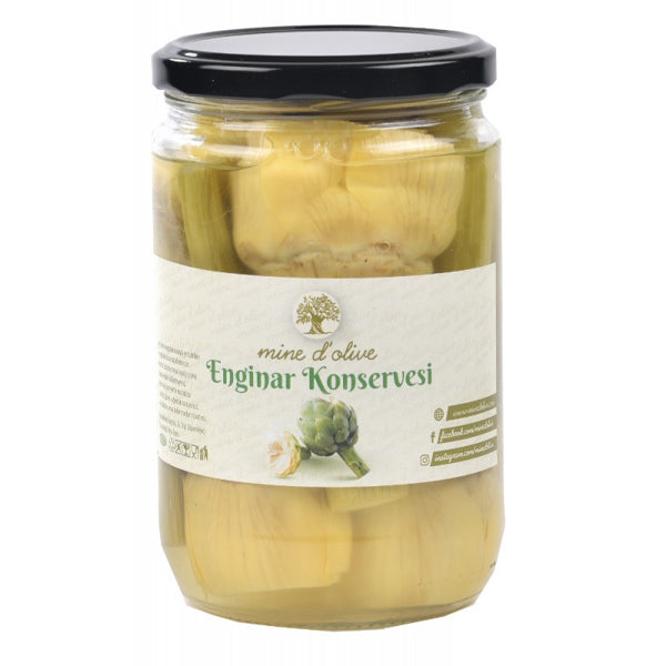 Minedolive Natural Canak Artichokes 425cc