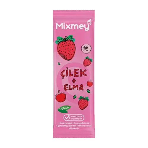 Mixmey Apple & Strawberry Fruit Bar 20g