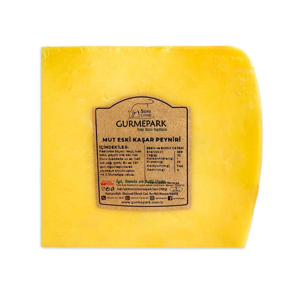Gurmepark Mut Aged Kashkaval Cheese (Eski Kasar) 250g
