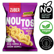 Zuber Baked Chickpea Chips With Sour Cream and Onion 55g