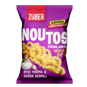Zuber Baked Chickpea Chips With Sour Cream and Onion 55g