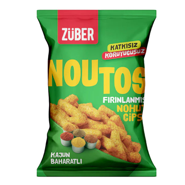 Zuber Baked Chickpea Chips With Cajun Spices 55g