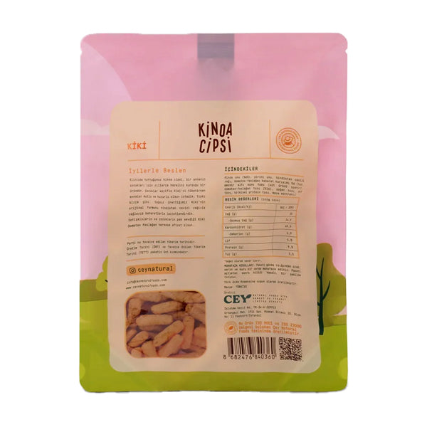 Cey Natural Foods Kiki Tomato & Basil Quinoa Chips 30g