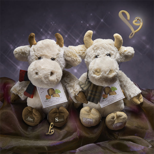Loison 2 Plush Toys With Classico Panettoncino