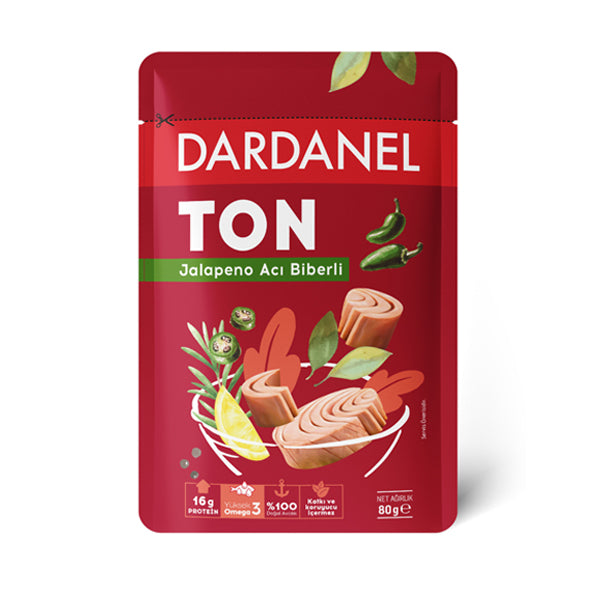 Dardanel Jalapeno Spicy Pepper Tuna Pouch 80g