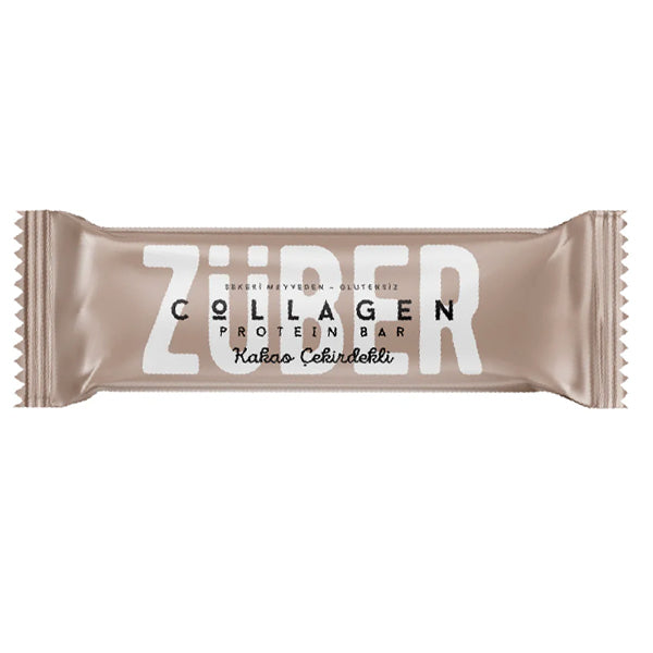 Zuber Collagen Protein Bar with Cocoa Nibs 35g