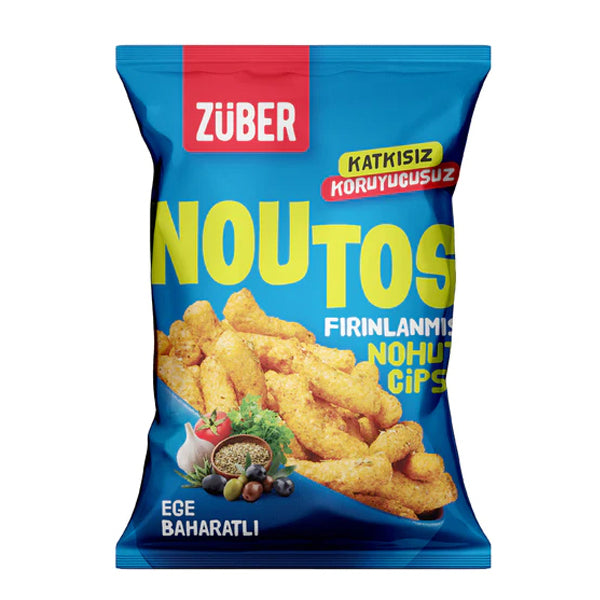 Zuber Baked Chickpea Chips With Aegean Spices 55g