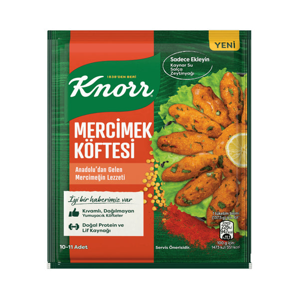 Knorr Lentil Meatball Mix (Mercimek) 100g