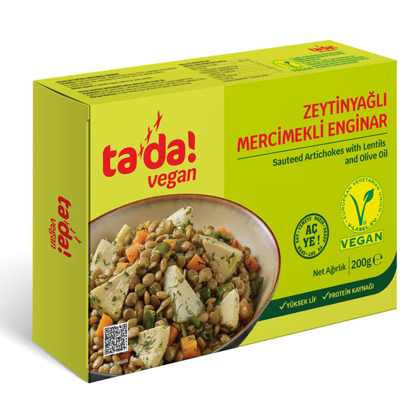 Tada Sautéed Artichokes With Lentils & Olive Oil 200g