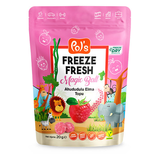 Pol's Freeze Dried Raspberry & Apple Balls 20g