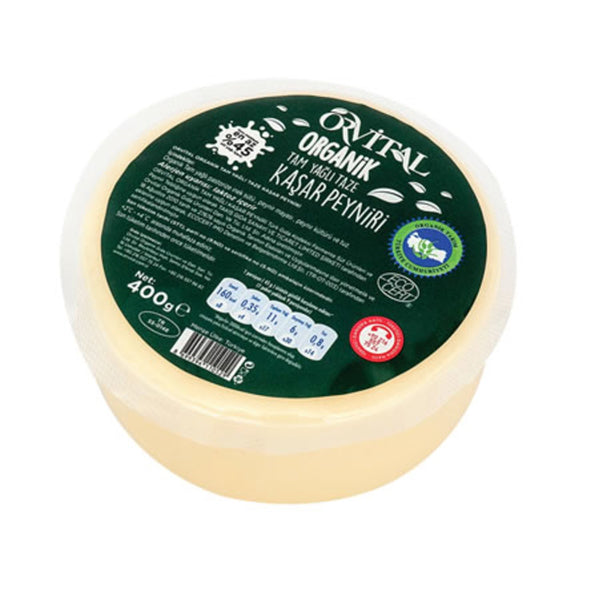Orvital Organic Kashkaval Cheese 400g