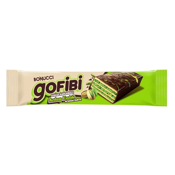 Bonucci Gofibi Antep Pistachio With Chocolate Wafer 36g