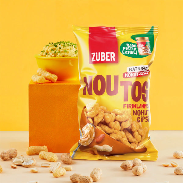 Zuber Baked Chickpea Chips With Peanut Butter 55g