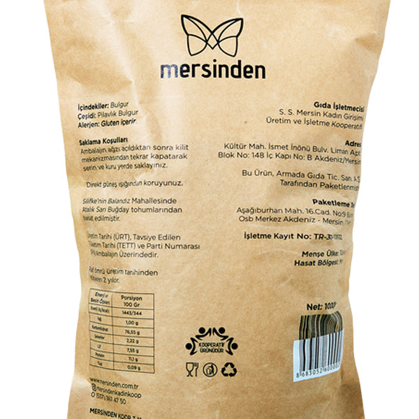 Mersinden Ancestral Yellow Wheat Pilaf Bulgur 1kg