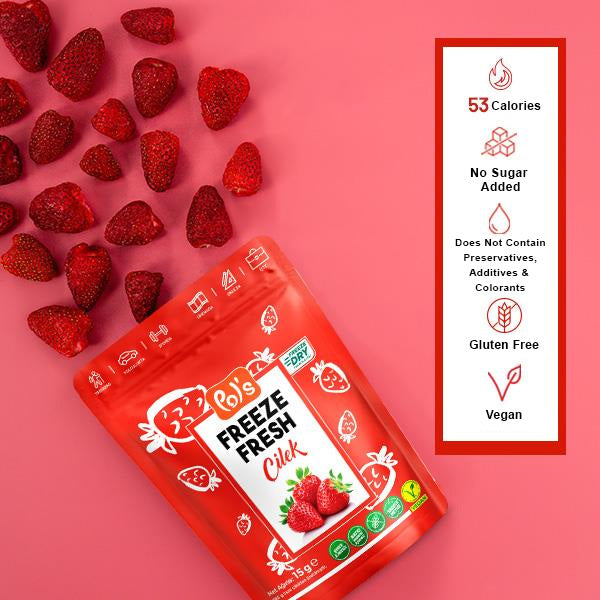 Pol's Freeze Dried Strawberries 20g