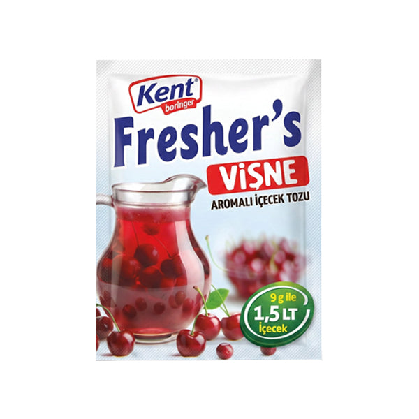Kent Boringer Freshers Sour Cherry Flavored Powdered Drink 9g