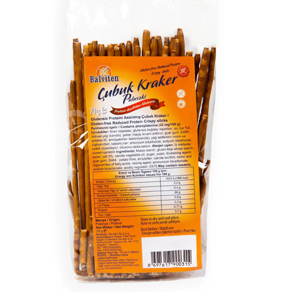 Balviten Gluten Free Salty Crackers 70g